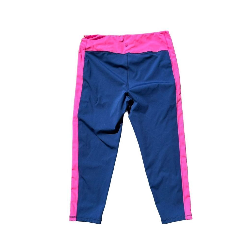 Lilly Pulitzer Luxletic High-Rise Midi Legging Blue XXL Cropped - Picture 6 of 8